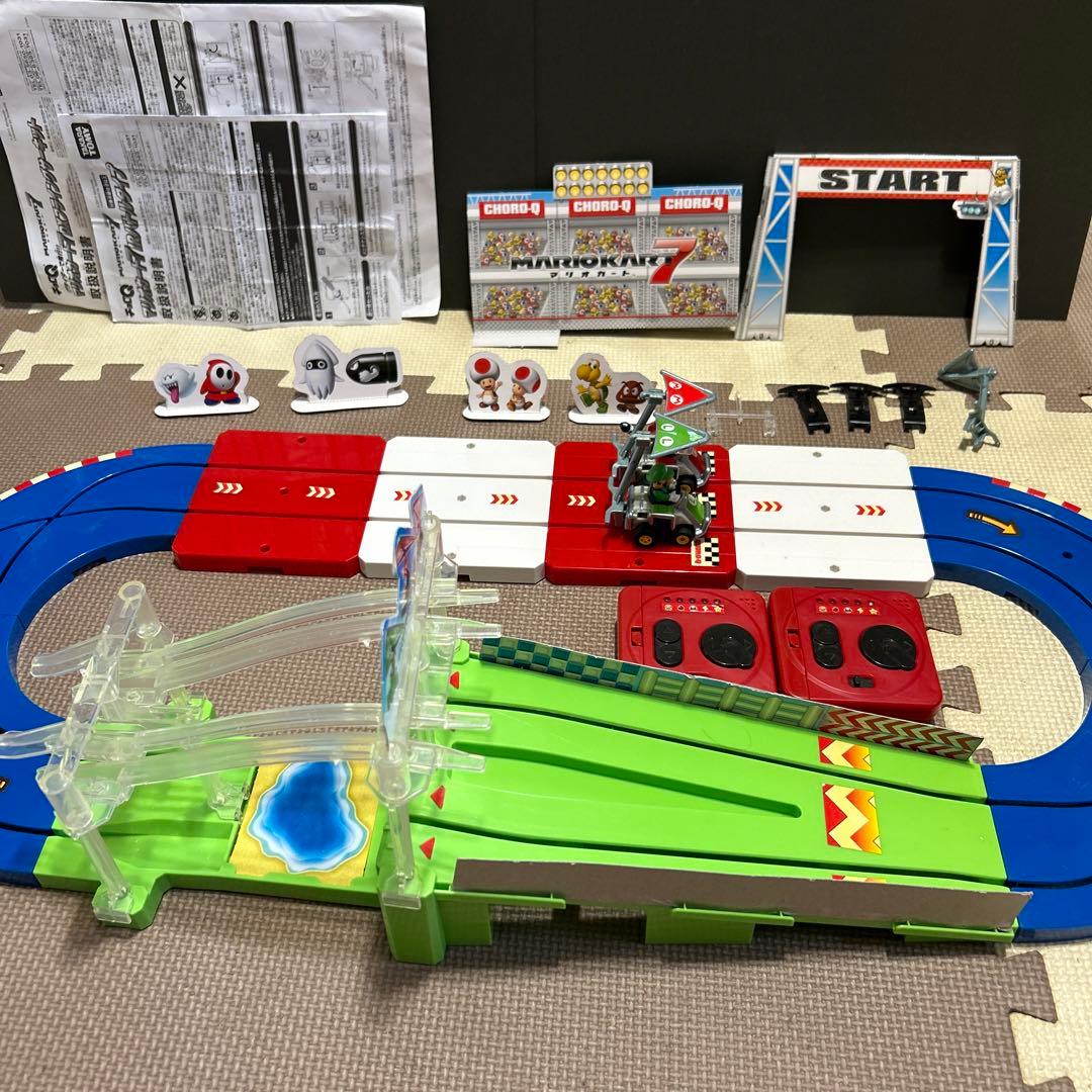 マリオカート7 DXフライングサーキット ジャンク品 マリオ ルイージ