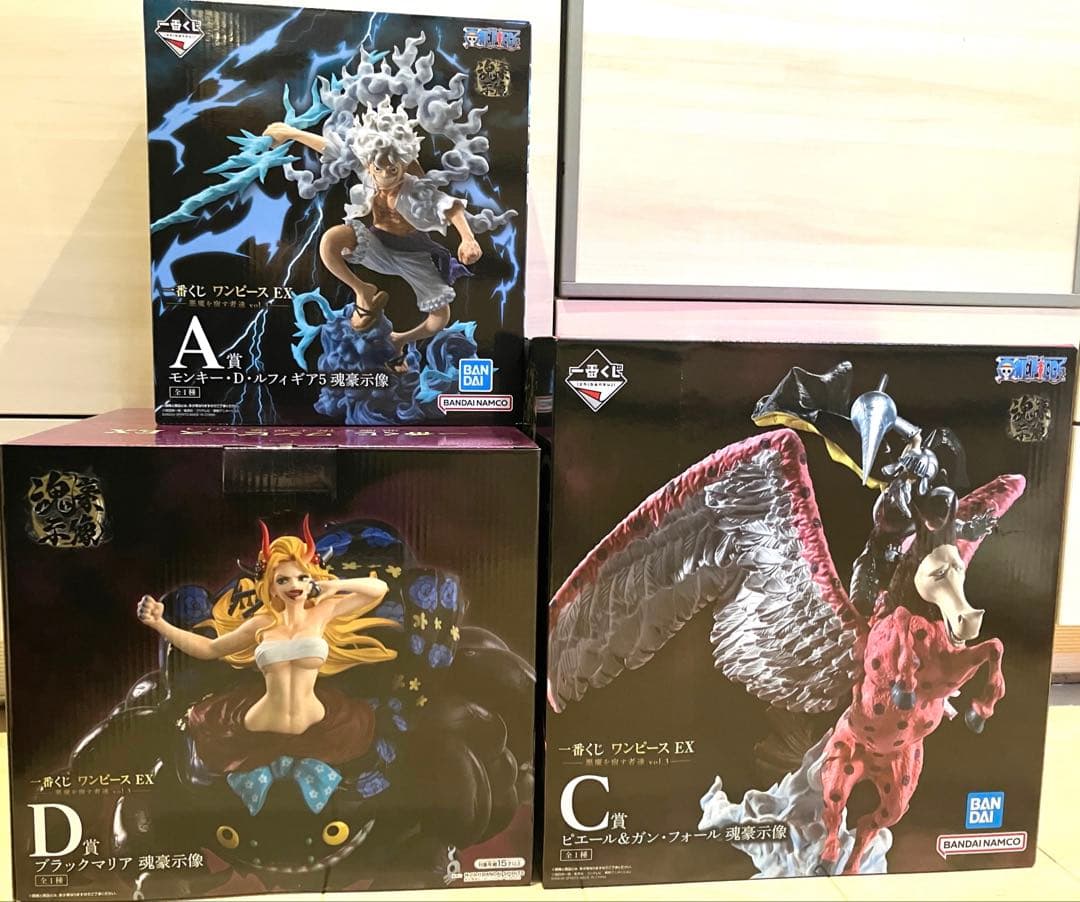 一番くじ　ワンピース　ex 悪魔を宿す者達vol.3 A賞 C賞 D賞セット 一番くじ ワンピース EX 悪魔を宿す者達 vol.3｜一番くじ倶楽部