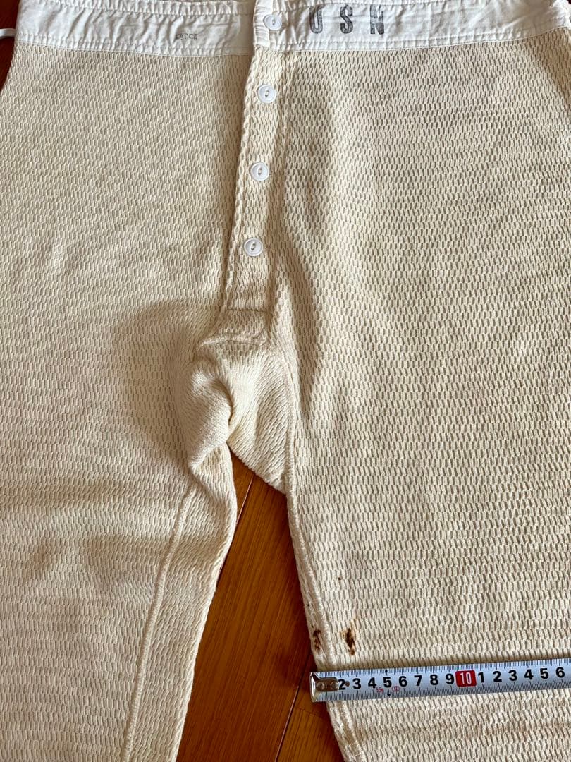 60's U.S.NAVY 股引き DRAWERS ドロワーズダッフル生地 実物