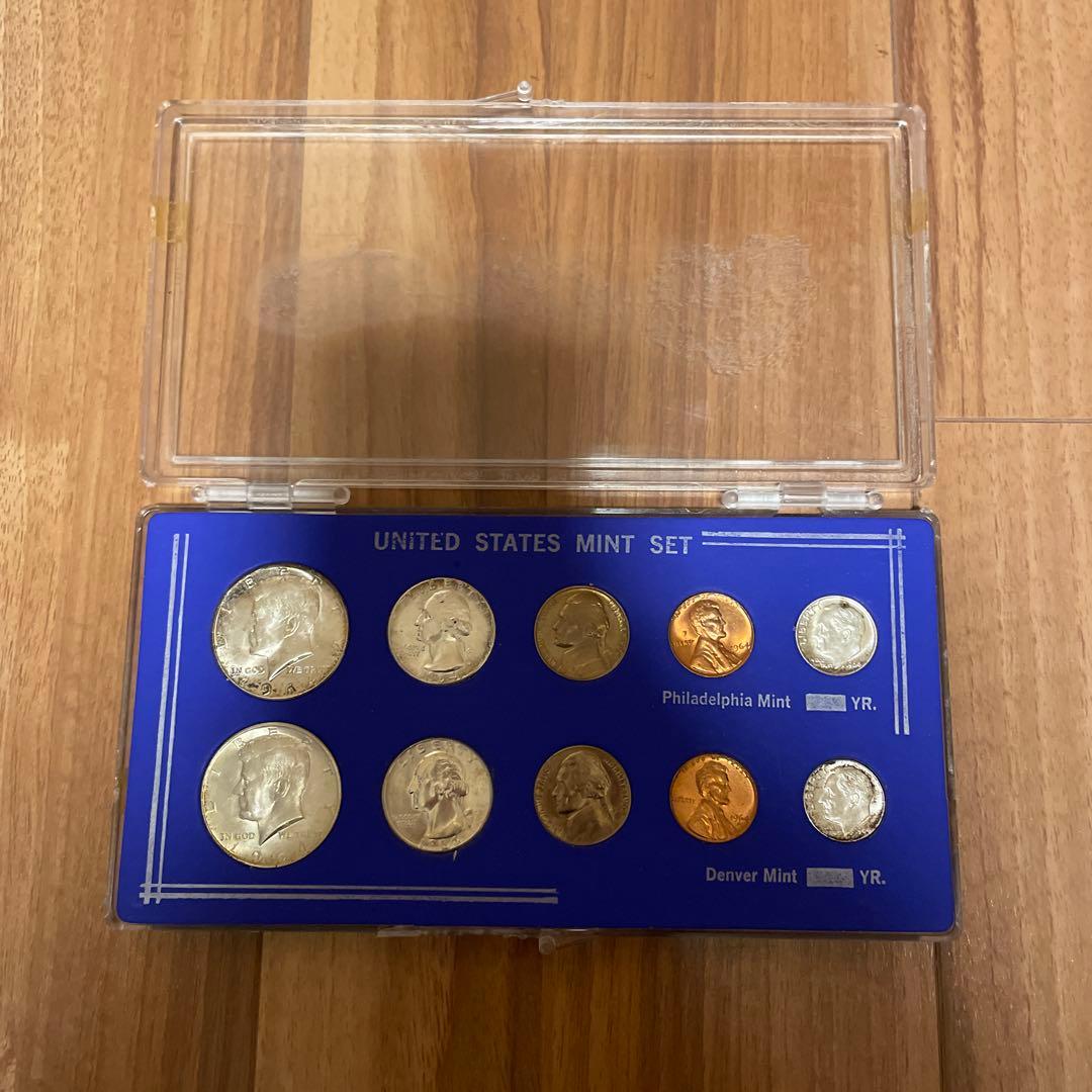 united states mint set 1964 アメリカ合衆国　銀貨
