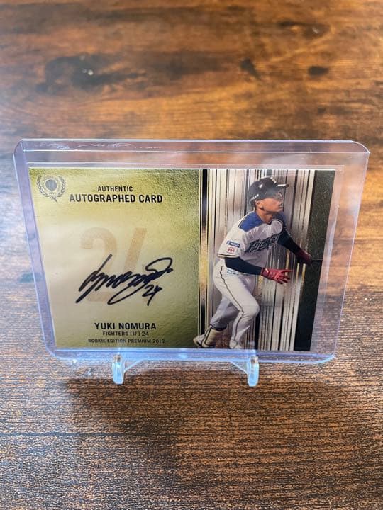 BBM 野村佑希 日本ハムファイターズ 直筆サイン ルーキーエディション