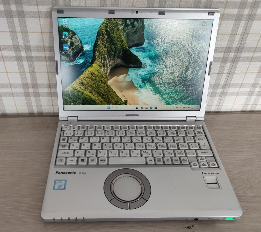 レッツノート CF-SZ6 i5-7300U 8GB 256GB office Let's note SZ 【8GBメモリ/256GB SSD】 美品！ 超軽量820g Panasonic