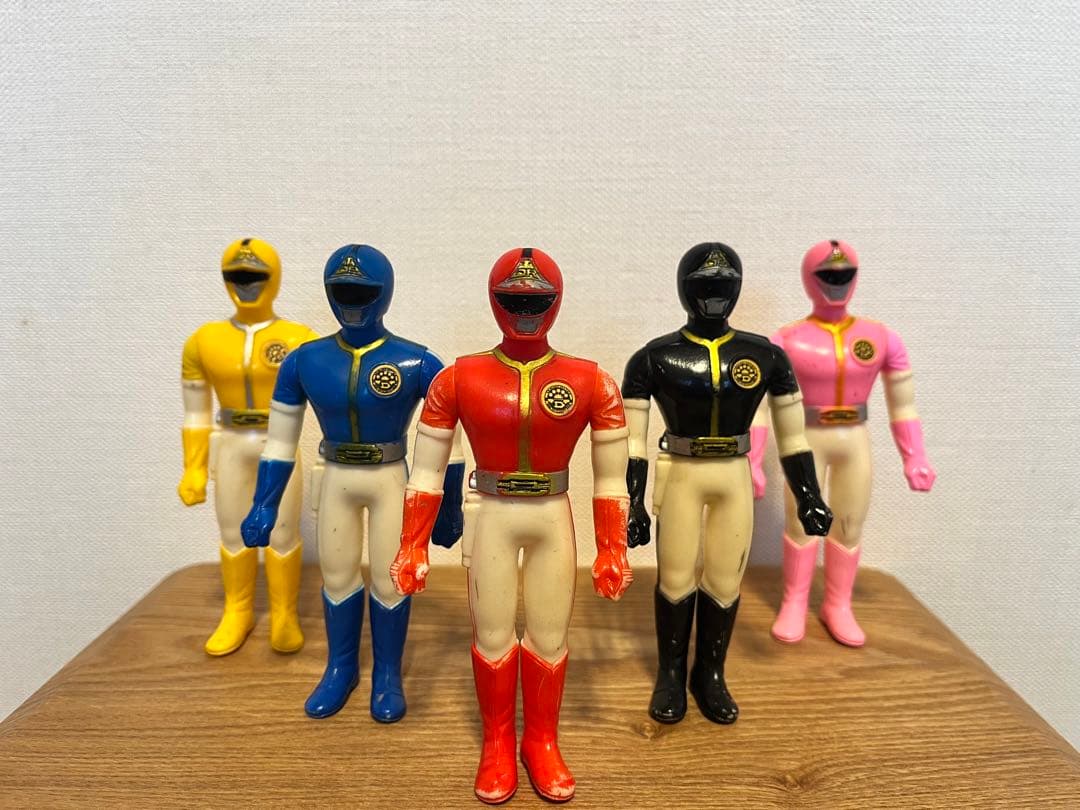 科学戦隊ダイナマン 5体セット ソフビ フィギュア スーパー戦隊