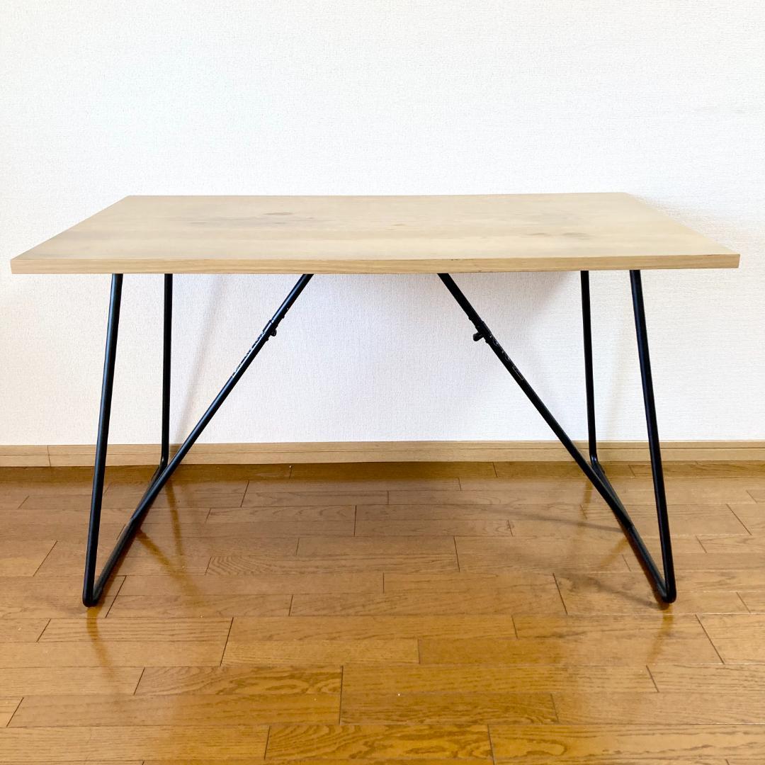 無印良品 木製折りたたみテーブル ダイニング デスク 学習机 120