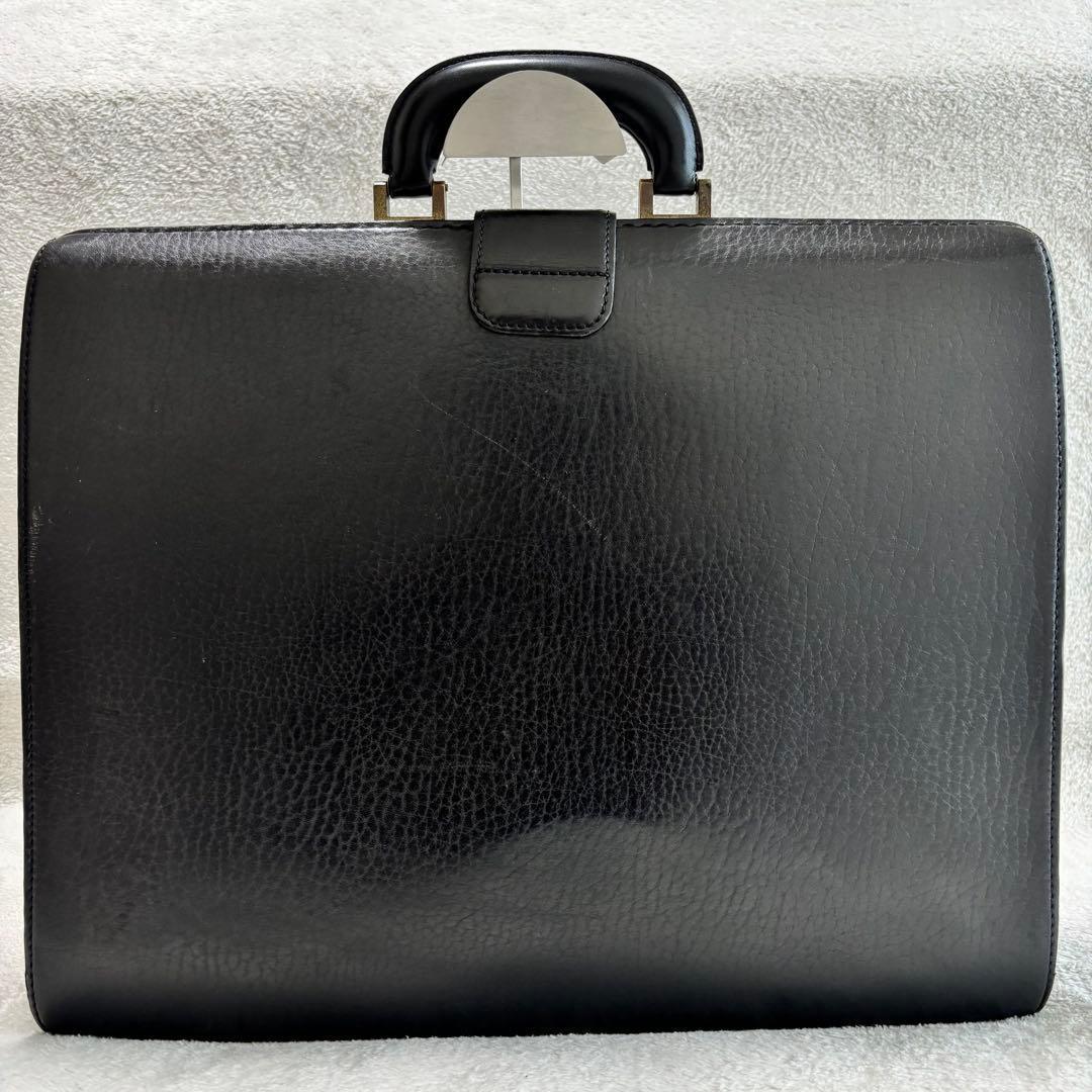 Burberrys バーバリーズ ヴィンテージ ダレスバッグ ブラック レザー