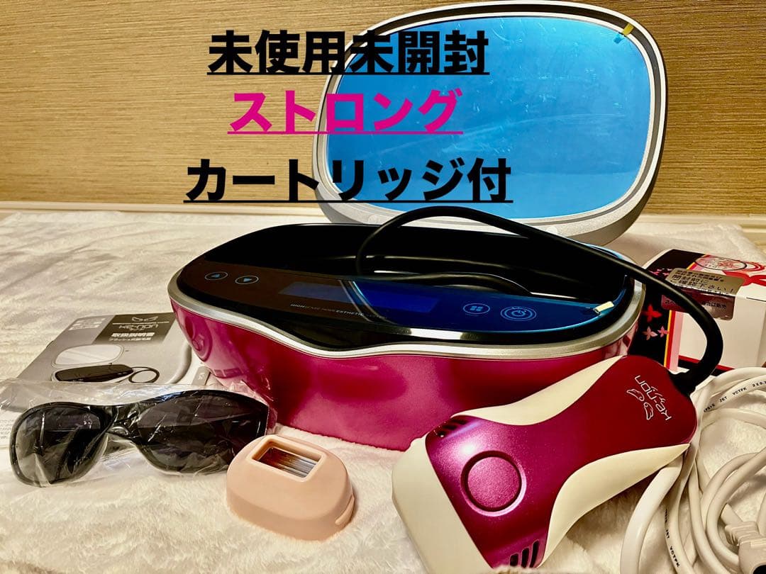 【最終値下】未使用カートリッジ付★ケノンVer.6.0 ケノン（ke-non） 脱毛器 スーパープレミアムカートリッジ2 スーパー