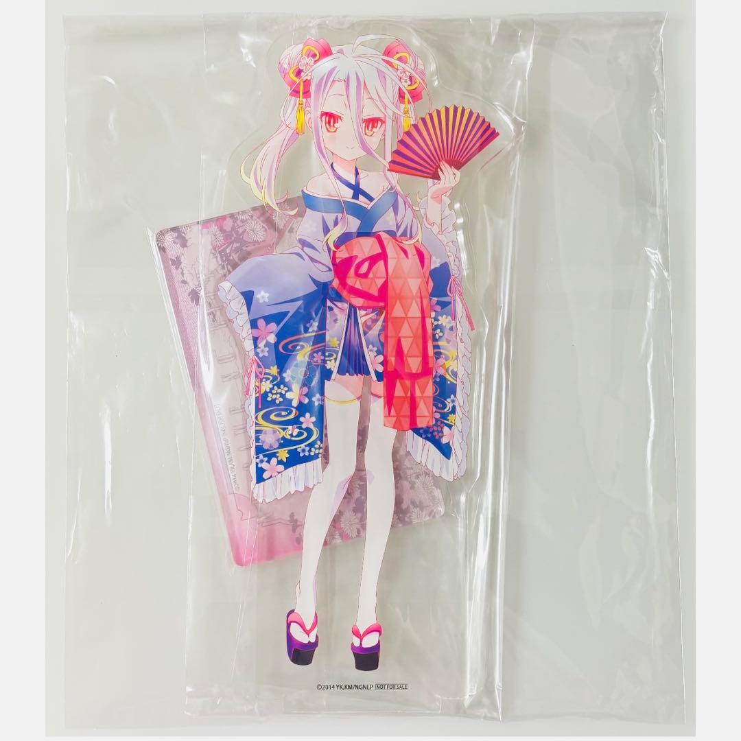 ノーゲーム・ノーライフ 抽選会 A賞 和服サイバー 白 特大アクリルフィギュア