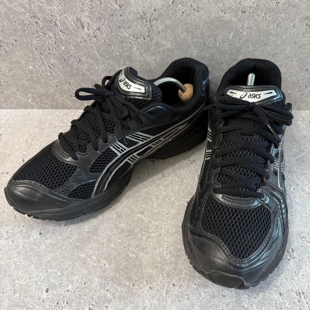 美品 アシックス GEL-KAYANO 14 ブラック×シルバー 27.5cm
