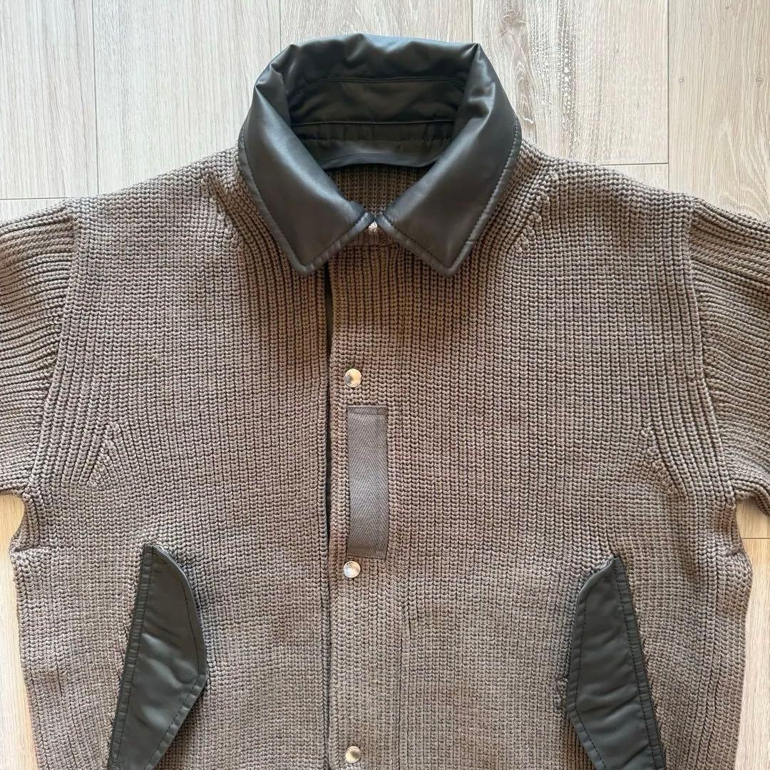 美品】sacai 23AW 23-02995M ニットブルゾンメンズ 2 - メルカリ