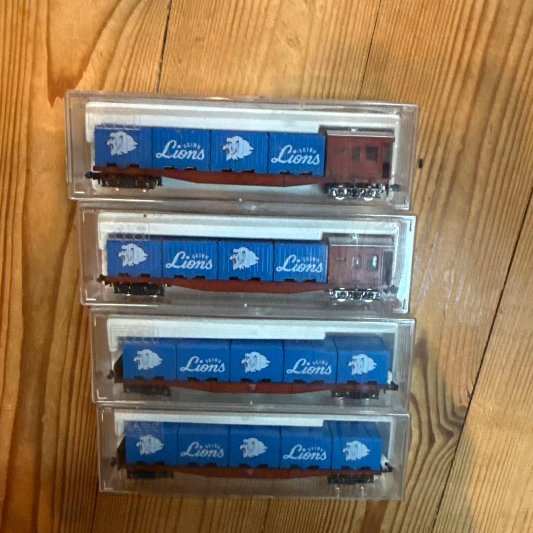 Nゲージ 西武ライオンズ コンテナ貨車 まとめ売り 複数両セット 鉄道模型 トミックス Nゲージ JR コンテナ列車増結セット 鉄道模型 98486