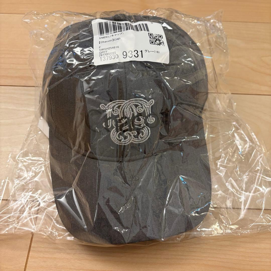 SNIDEL Chacottキャップ　グレー