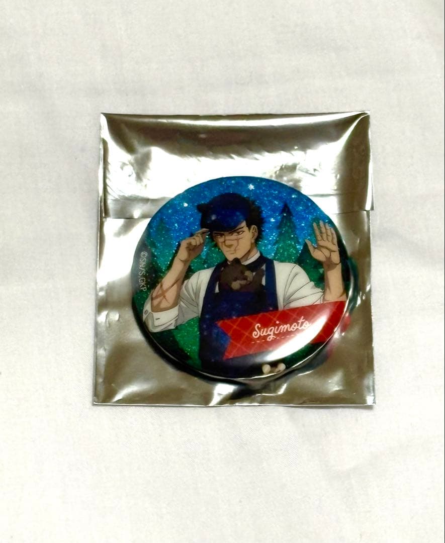 ゴールデンカムイ グリッター缶バッジ ツリービレッジ 杉元 森の星空