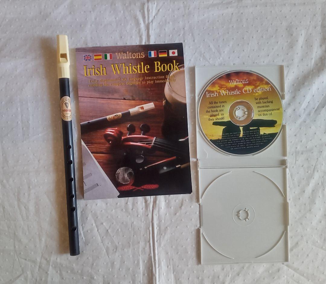 Irish Whistle ティンホイッスル教則本(楽譜27曲)CD1枚セット - メルカリ