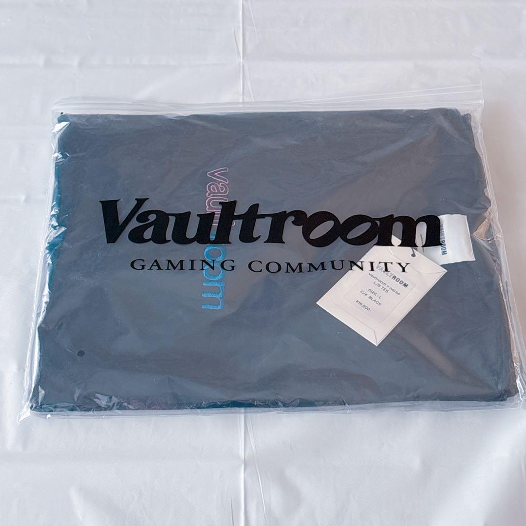 valtroom × nqrse L/S TEE / BLACK