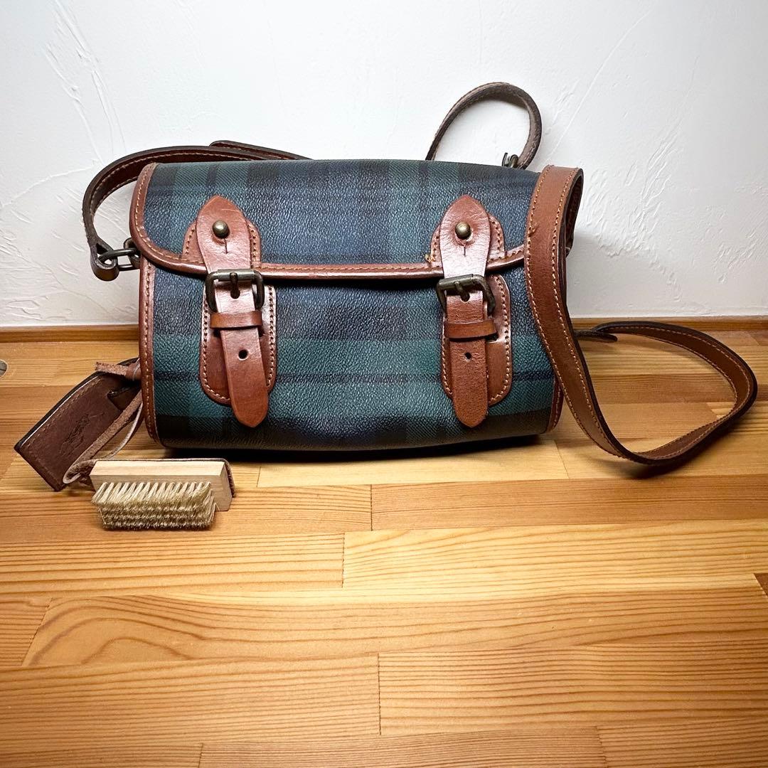 美品 ポロラルフローレン レア ショルダーバッグ メッセンジャーバッグ