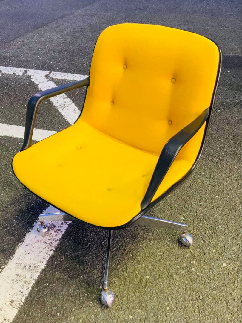 Knoll ポロックチェア 1970 年代製 ヴィンテージ ミッドセンチュリー