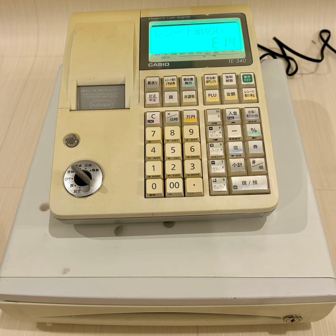 CASIO レジスター TE-340 - メルカリ
