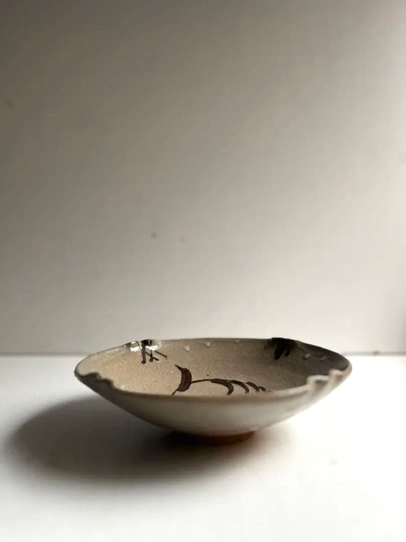 Leela様リクエスト】393 田中佐次郎 山瀬窯 絵唐津菓子器 ・向付2点