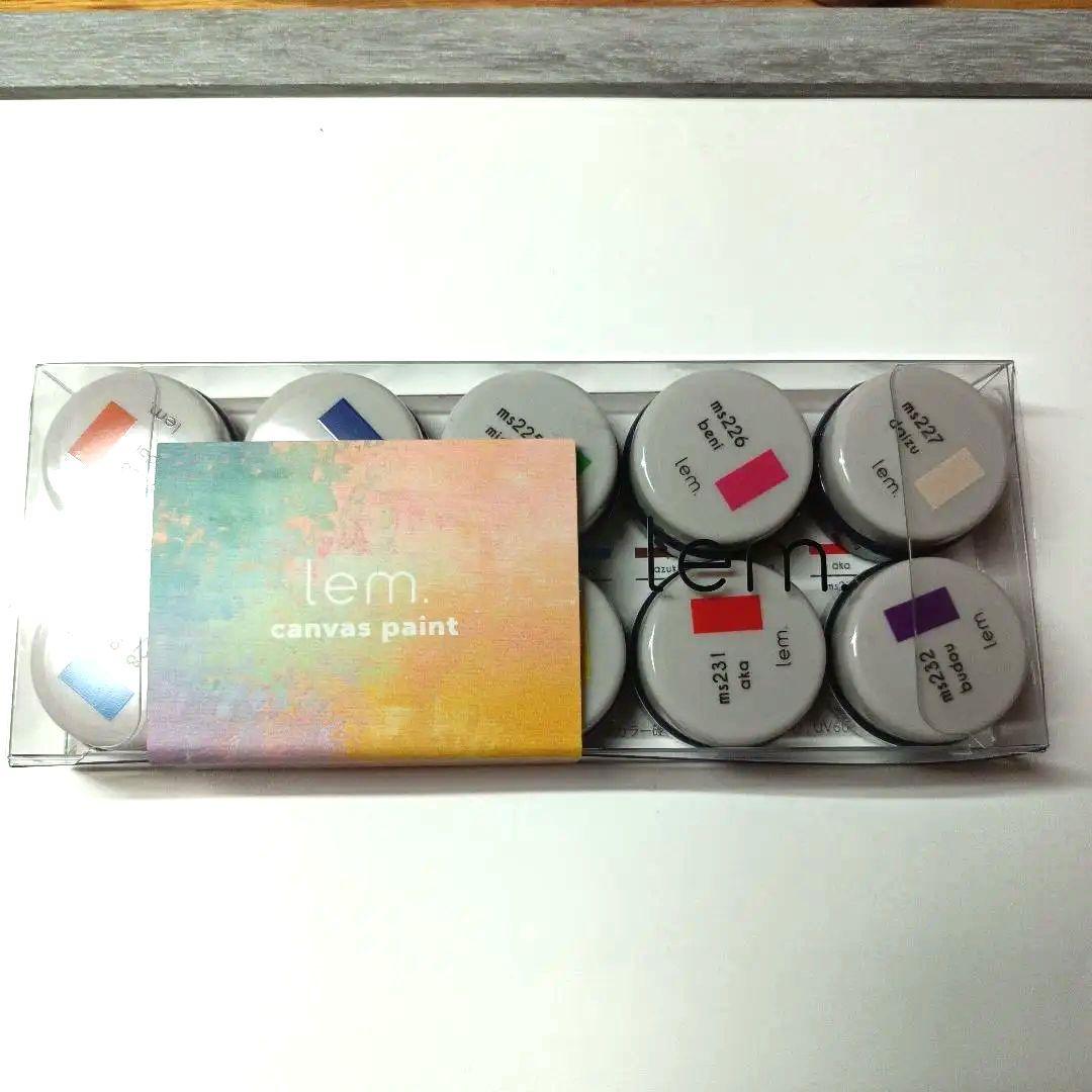 レム　キャンバスペイントカラージェル　10色セット