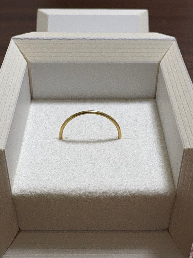 SHIHARA ゴールドリング シンプル