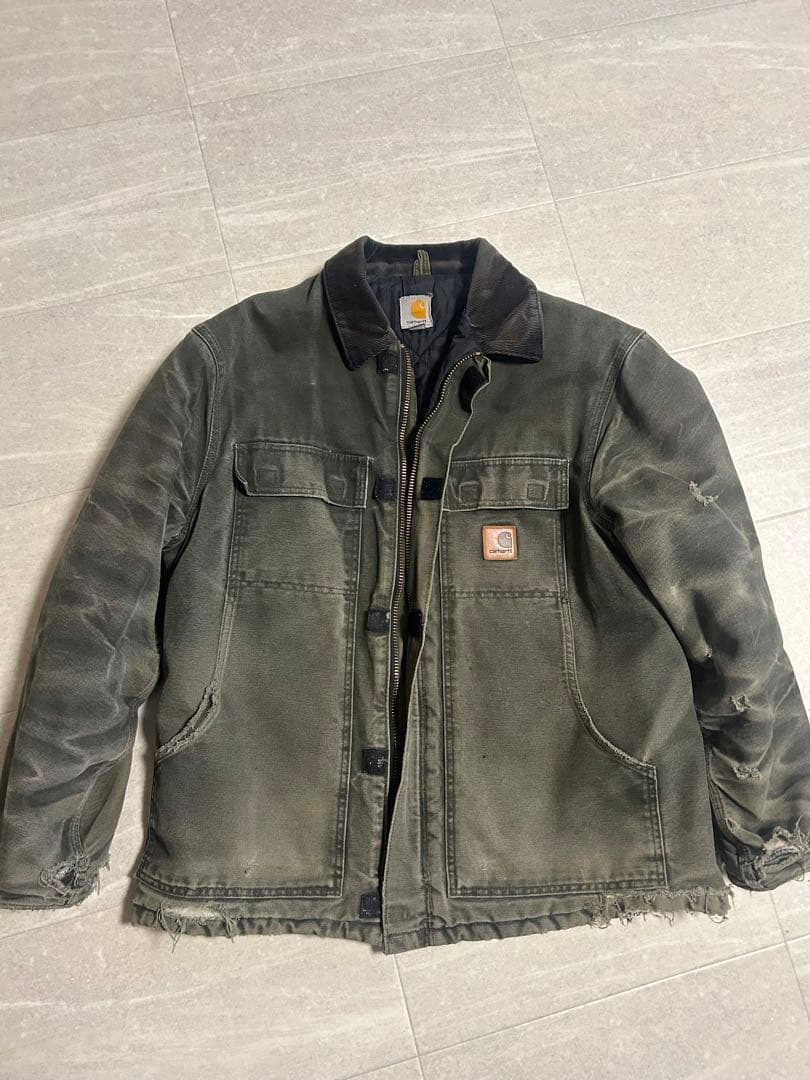 Carhartt トラディショナルコート モスグリーン L ダックジャケット