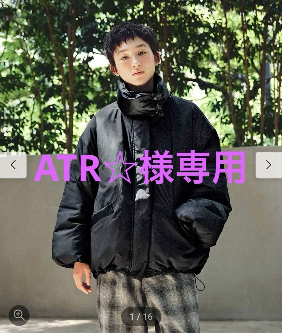 新品　MEDE19F ショートダウンジャケット ブラック ¥21,780