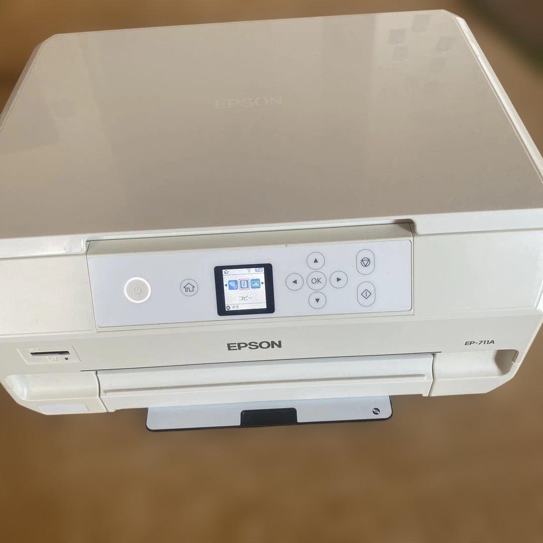 EPSON EP-711A ホワイトプリンター EP-711A インクジェット複合機 Colorio（カラリオ） [L判～A4] EPSON