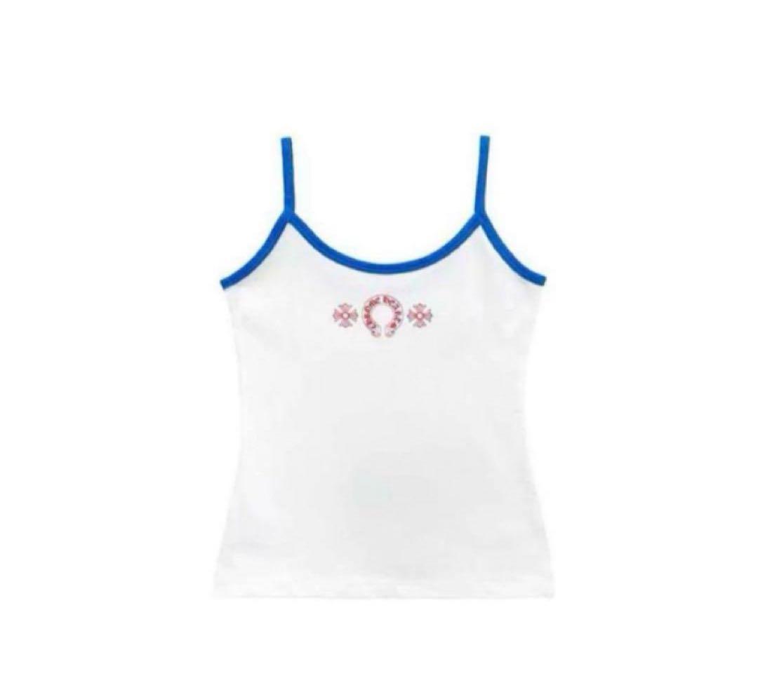 クロムハーツ キャミソール 白 ホワイト タンクトップ