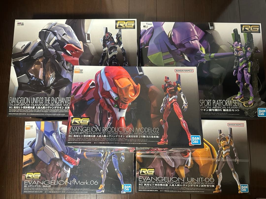 RG エヴァンゲリオン 5体セット　新品未開封