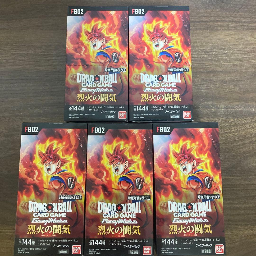 フュージョンワールド 烈火の闘気　未開封BOX