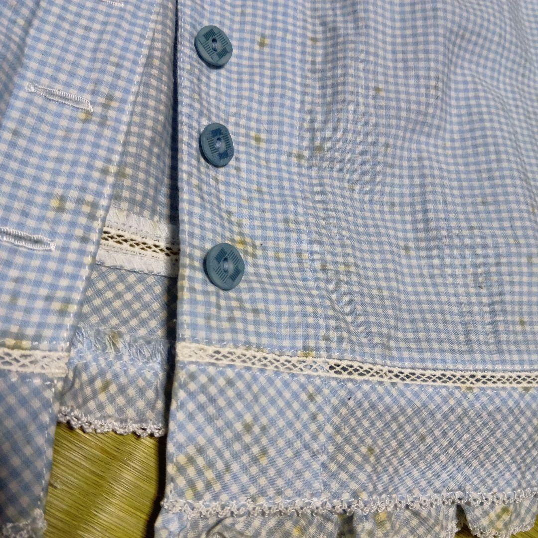 訳あり カネコイサオ ギンガムチェック吊りスカート・ケープ - メルカリ