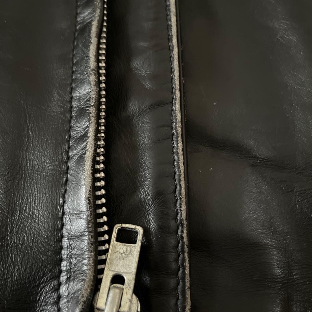 Schott《定番》シングルブラックライダースジャケット サイズ36