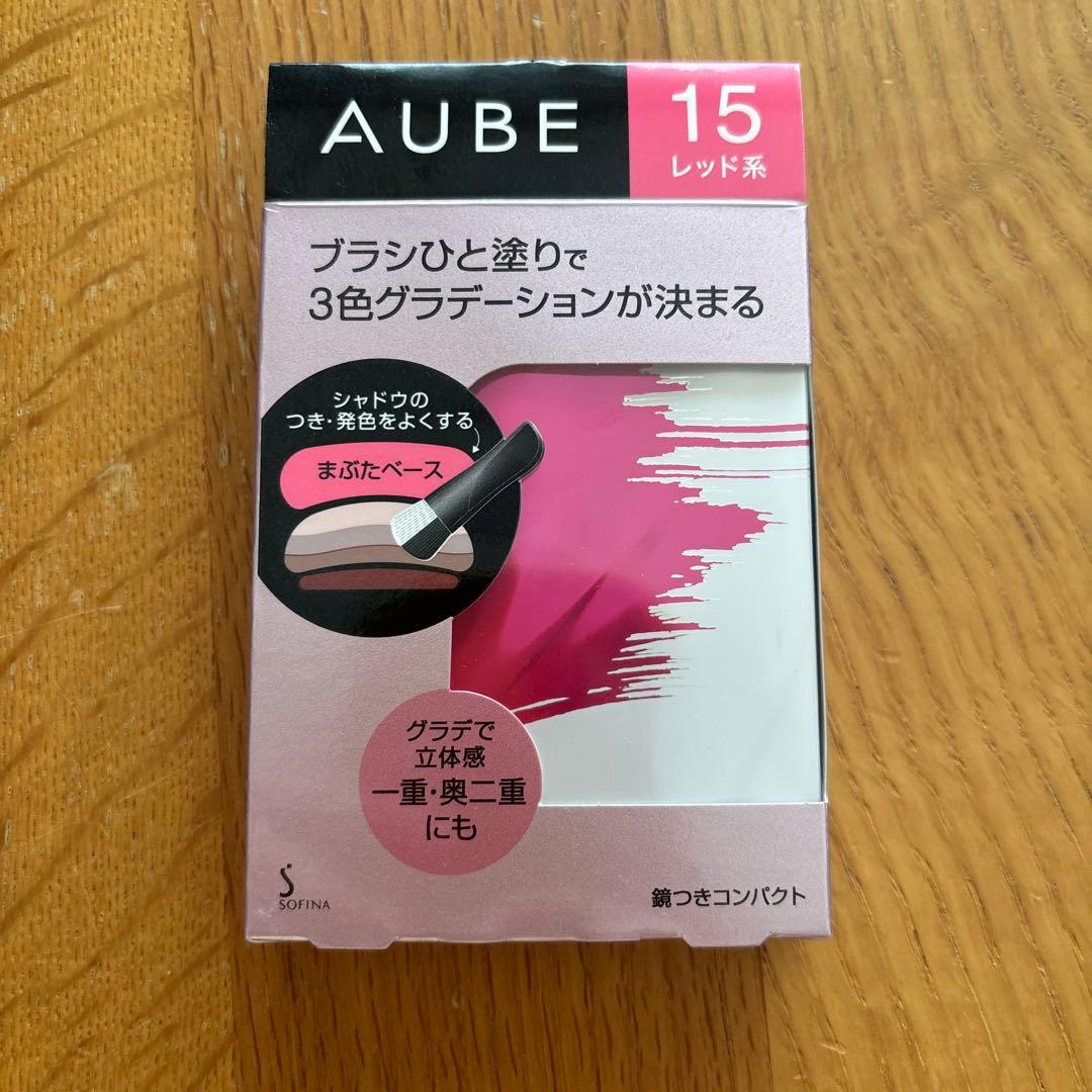AUBE アイシャドウパレット 15 レッド系