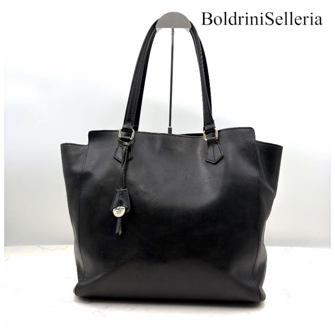 ボルドリーニセレリア トートバッグ 本革 ダークネイビー A4 イタリア製 ボルドリーニセレリア（Boldrini SELLERIA） ボルドリーニ セレリア 鞄