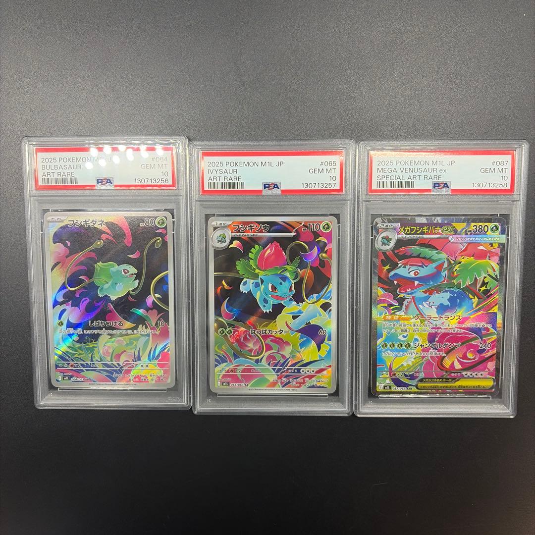 ポケモン フシギダネ フシギソウ メガフシギバナ PSA10 連番 AR SAR