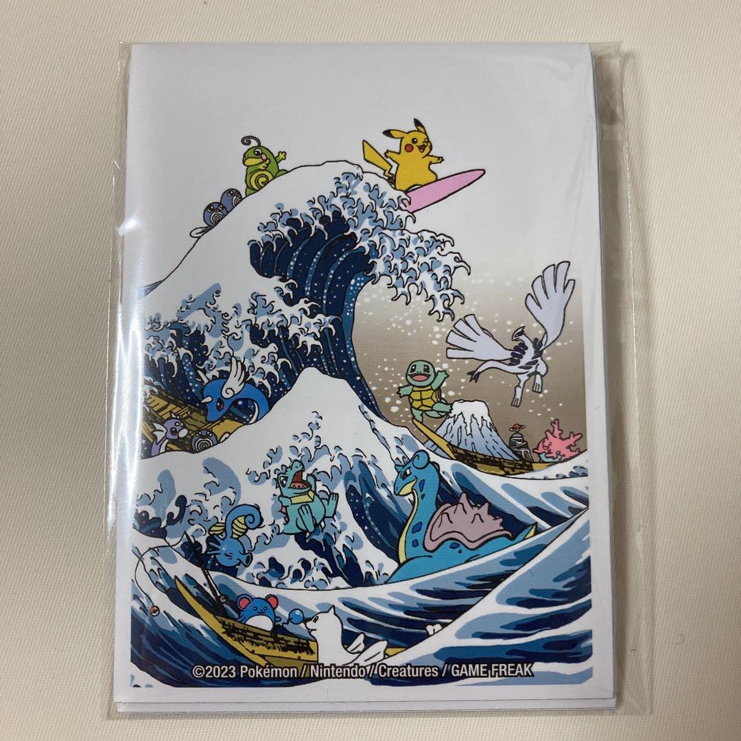 浮世絵】ポケモンWCS 2023 横浜限定 デッキシールド 北斎 スリーブ