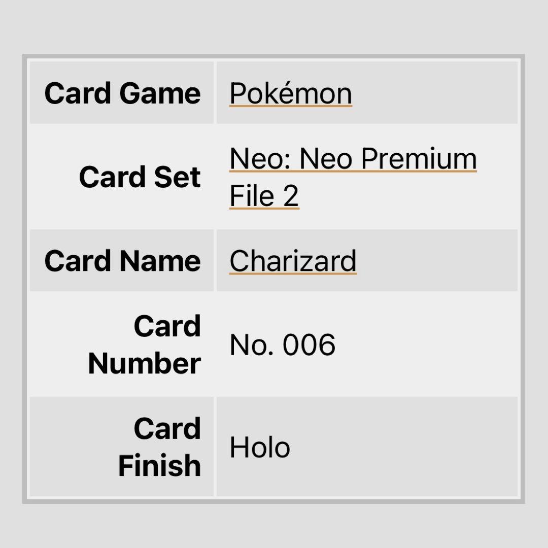 一攫千金オークション！ リザードン PSA10 相当 旧裏 006 PCG9.5
