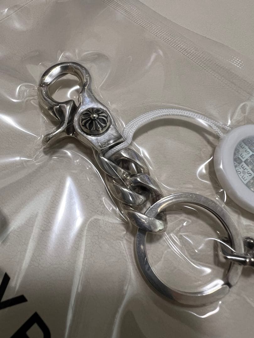 【確実正規品】クロムハーツ ショート クラシック リンク キーチェーン ダガー