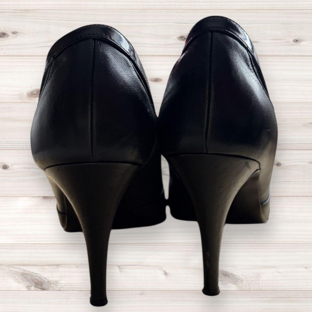 DIANA ダイアナ パンプス ブラック エナメル 24.5cm - メルカリ