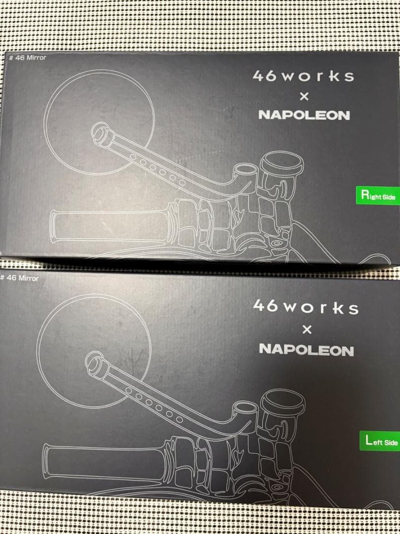 46worksコラボ 46ミラー1 左右セットNA-017R/L - メルカリ