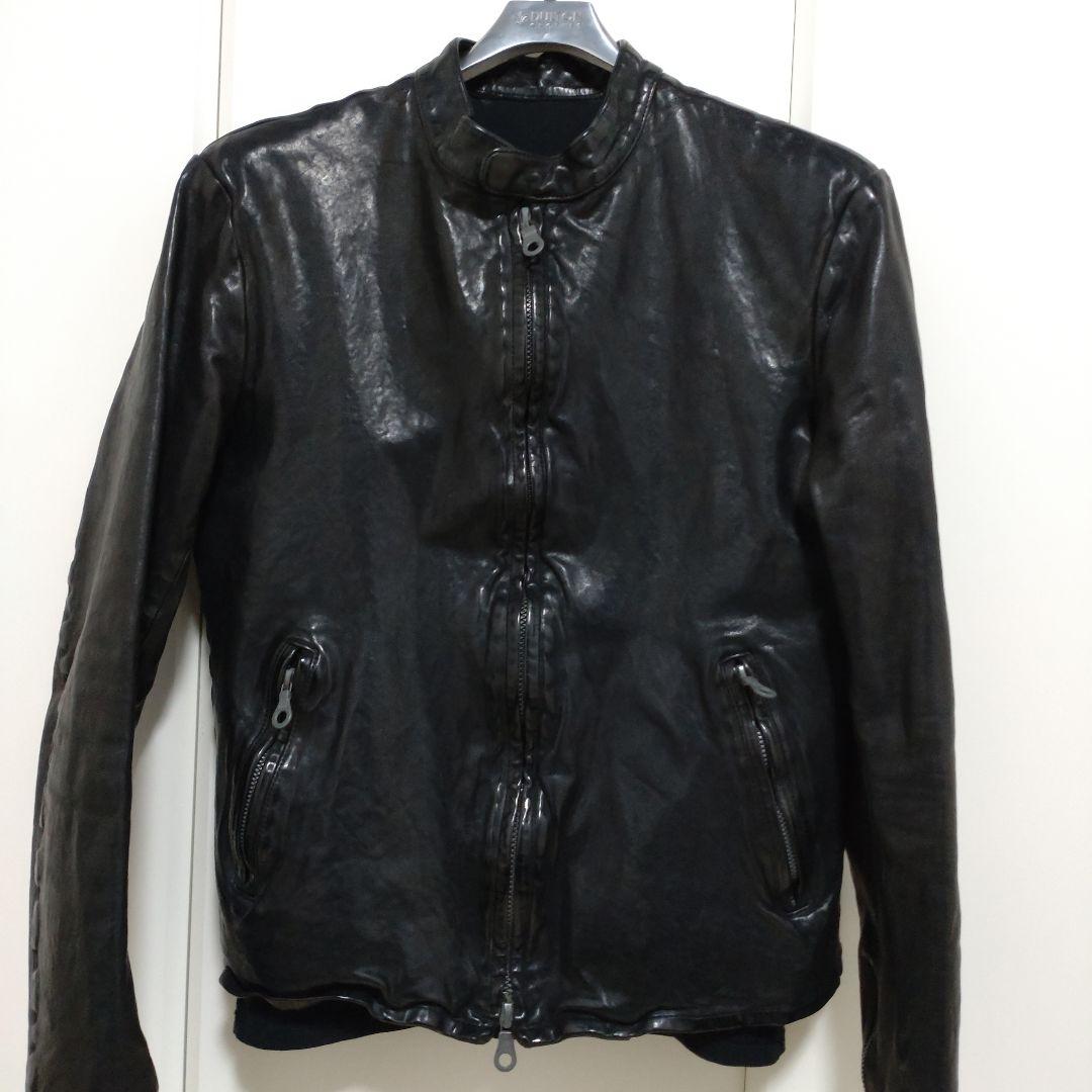 BACKLASH 1254-01 シングルライダースジャケット XL（ブラック）