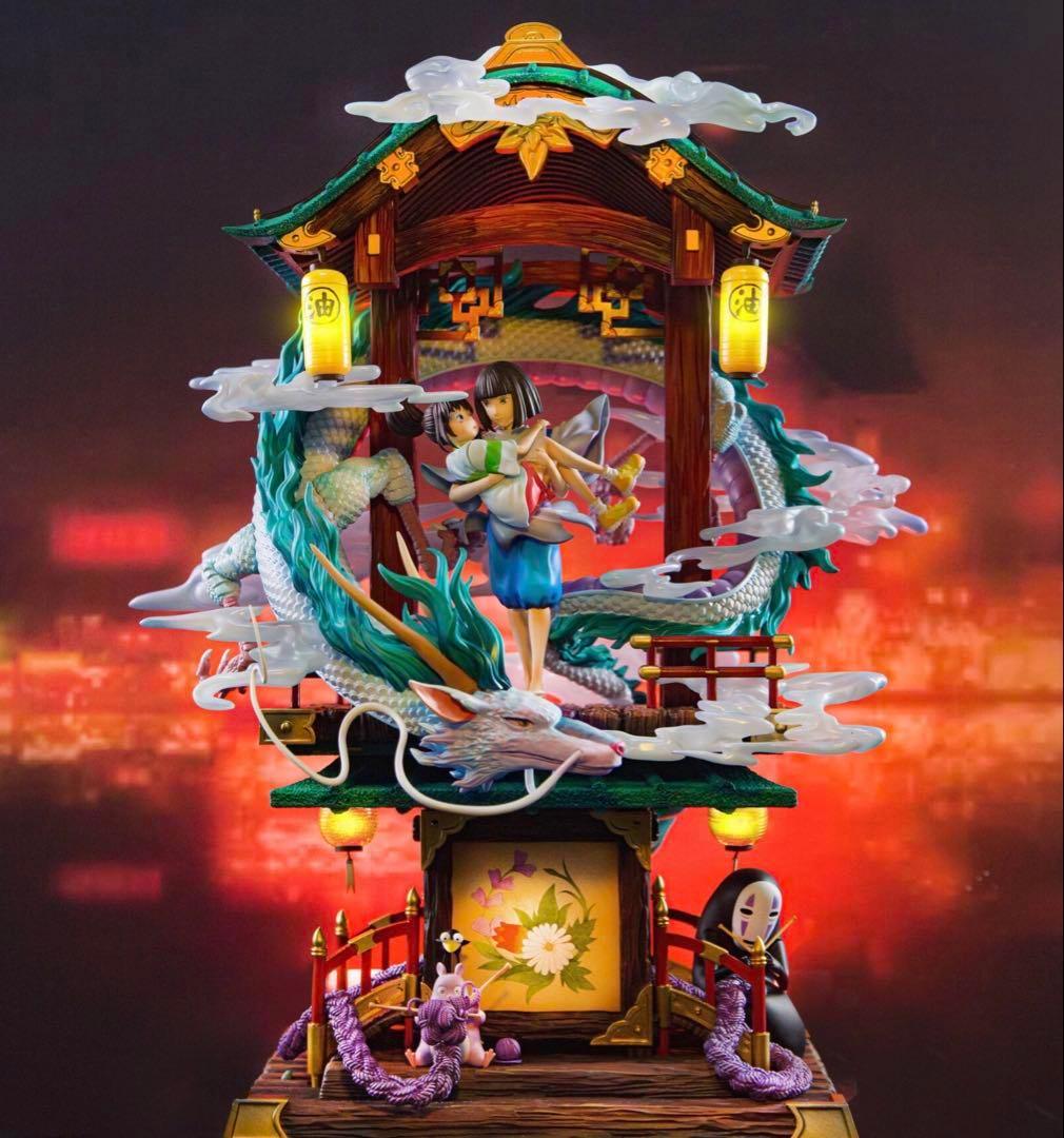 荻野・千尋 & ハク 千と千尋の神隠し フィギュア ガレージキット