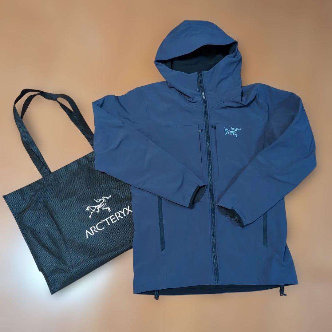 美品）アークテリクス ガンマMXフーディ ブラックサファイア メンズXS