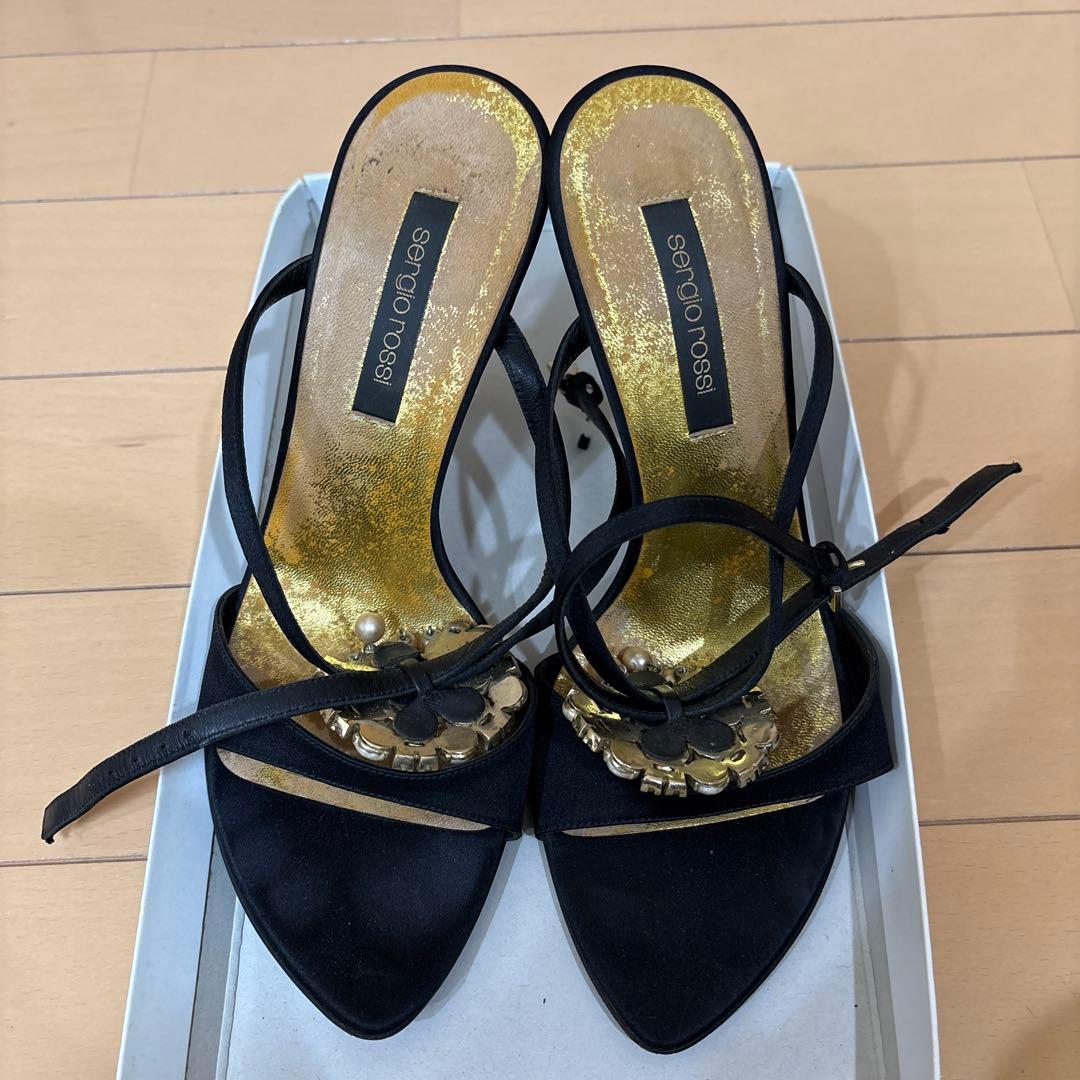 Sergio Rossi ブラック ハイヒール