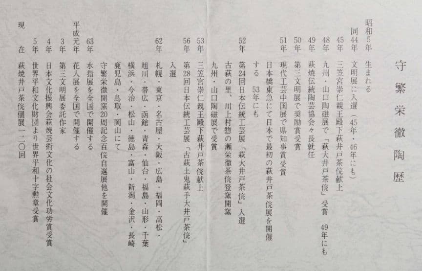 最上位】萩焼 蓮光山 守繁栄徹 青井戸茶碗 李杓光の高弟、山崎平左衛門