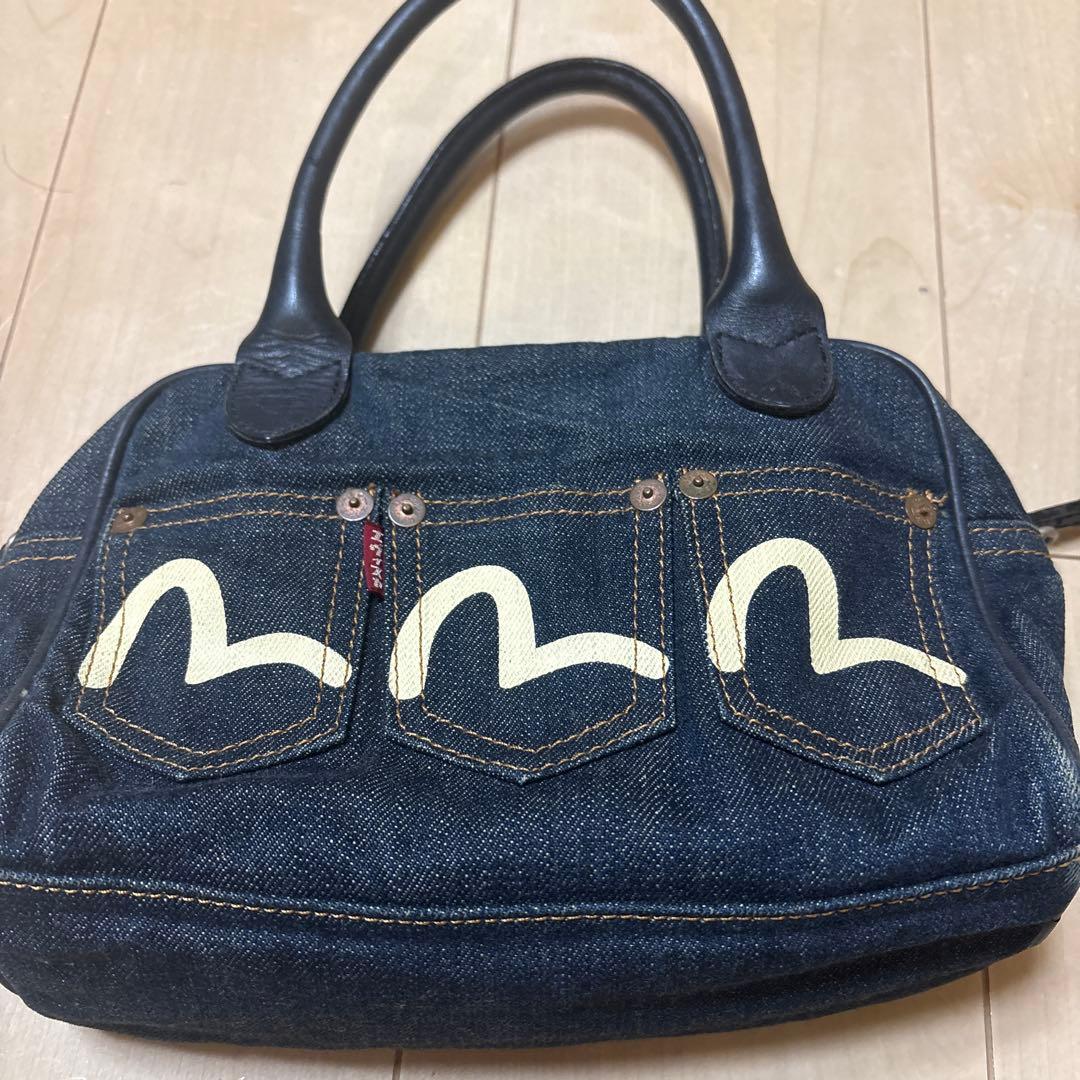 エビス　デニムハンドバッグ