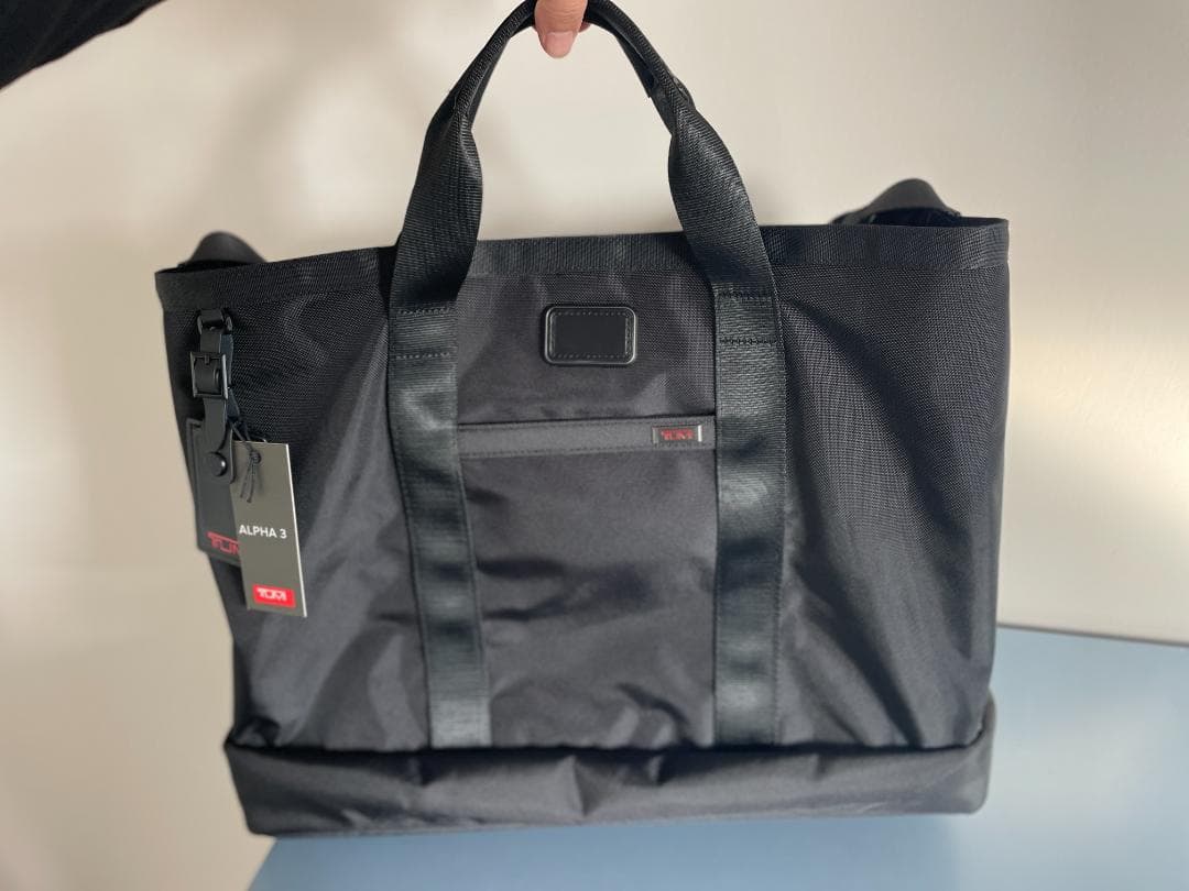 TUMI ブラック ビジネスバッグ Alpha3 1