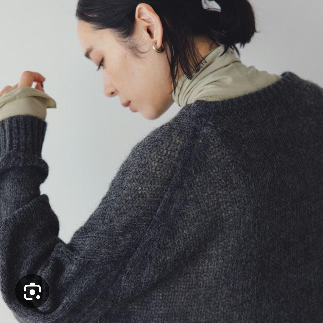 「ほんのり透けて、柔らかい」アルパカ混の起毛ニット 北欧、暮らしの道具店