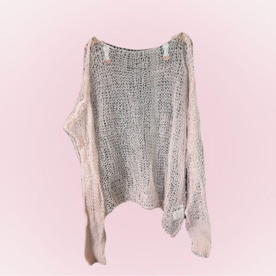 【ay様】JOSE MOON モヘアホールドロップニット