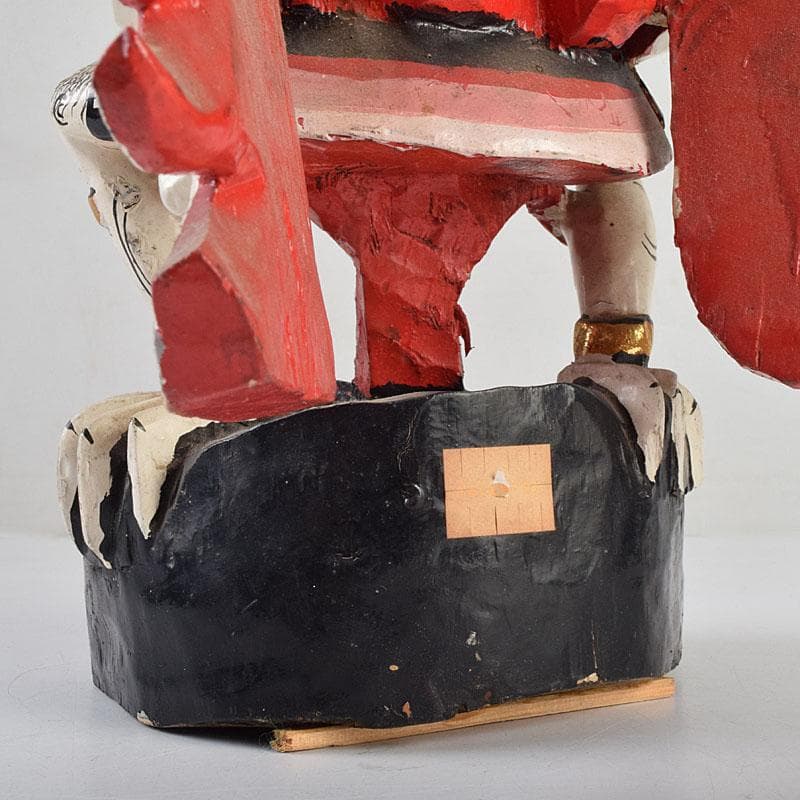 バリ島 インドネシア 彩色木彫 ガルーダ像 置物 N R9435B - メルカリ